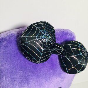 Hello Kitty Build a Bear Replacement Bow Spider Web Black Hologram